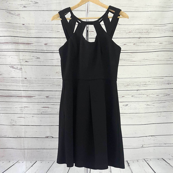Betsey Johnson Dresses & Skirts - Betsey Johnson black cut out fit flare dress / 10